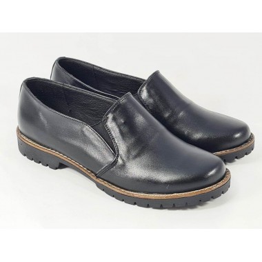 Pantofi dama piele negri Zoia2