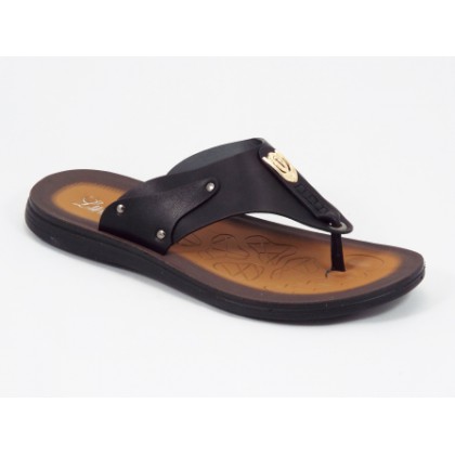 Papuci barbati negri Mansyk, (LUMANSI 30 BLACK-46)