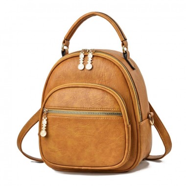 Rucsac dama maro mustar Amelia