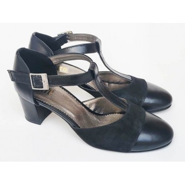 Sandale dama piele negre Adriana